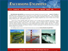 Tablet Screenshot of exutours.com